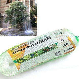 Сітка від птахів 20*20 комірка 5м*5м біла СВПБ00055 фото
