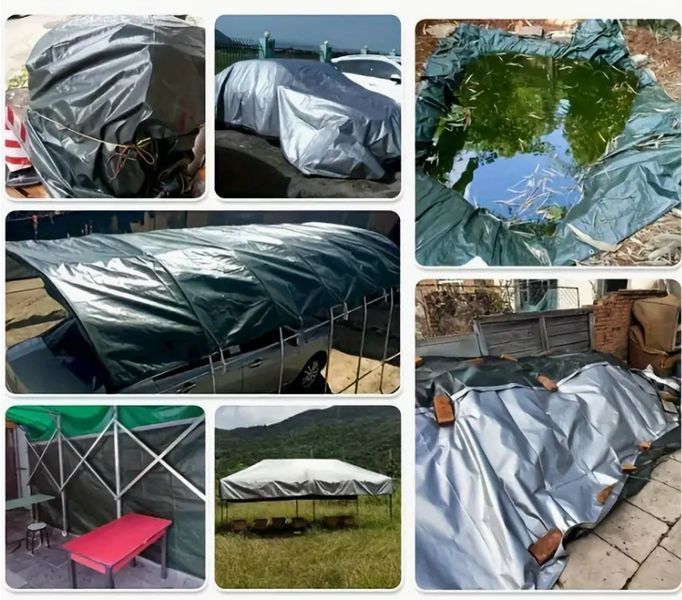 Тент 200 г/м2 Shadow 10 х 15 м тарпауліновий (Чіткий розмір) від дощу TTSH00018 фото