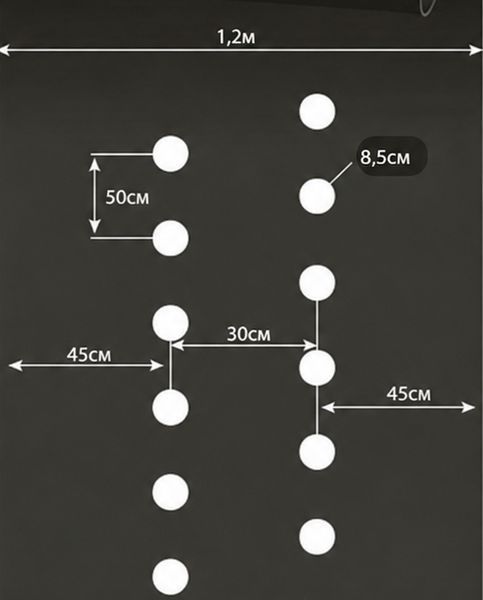 Плівка для мульчування 2 отвори 30 мкм 1.2м* 1000м TM Shadow плівка чорна для мульчування овочевих культур ППММ00072 фото